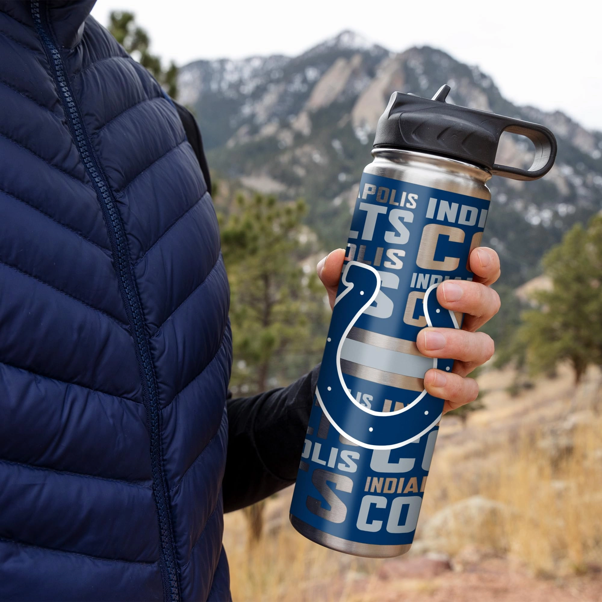 Stainless Steel NFL Football Tumbler - 650ml