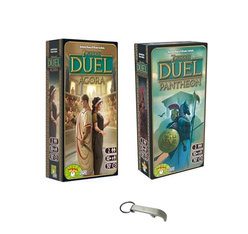 Seven Wonders Duel: Agora + Seven Wonders Duel: Pantheon + Decaps (French)