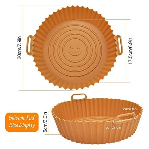 Silicone mould for hot air fryer - silicone 4 pieces