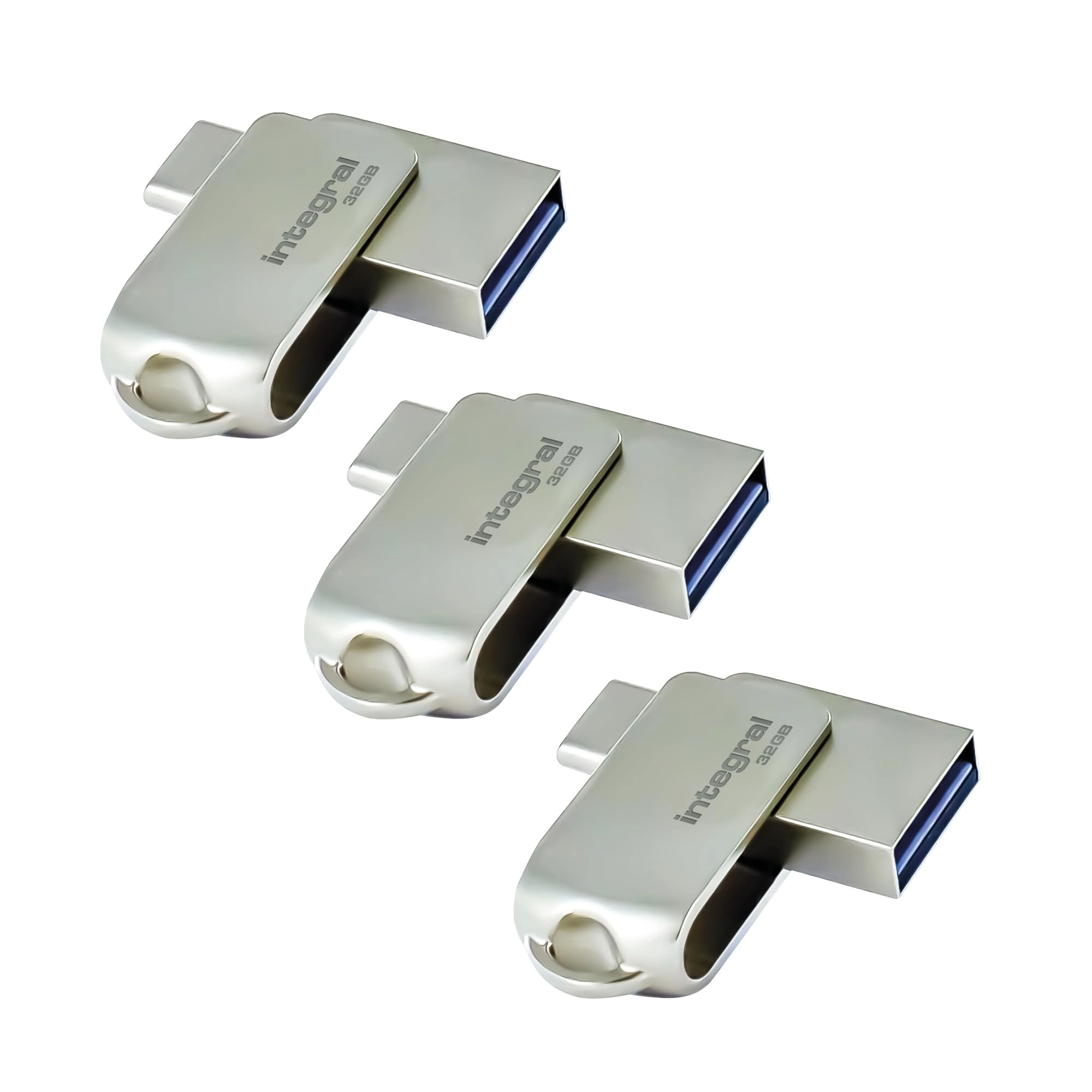 Integral AMINFD32GB360CDL3.0-3PK - USB 3.2 Gen 1 Type C Type A 32GB