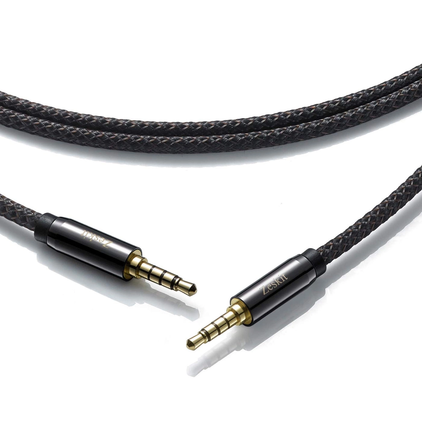 3.5mm Jack Male to Male AUX Audio Cable - 4ft