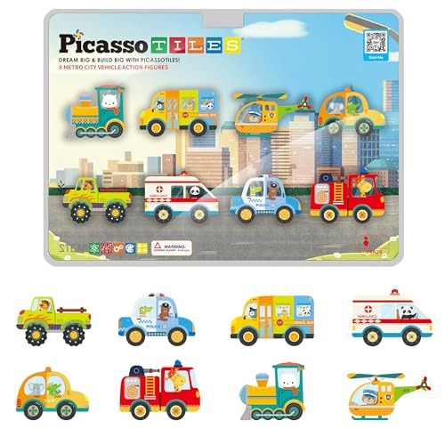 Magnet Building Blocks - 8pcs Metro