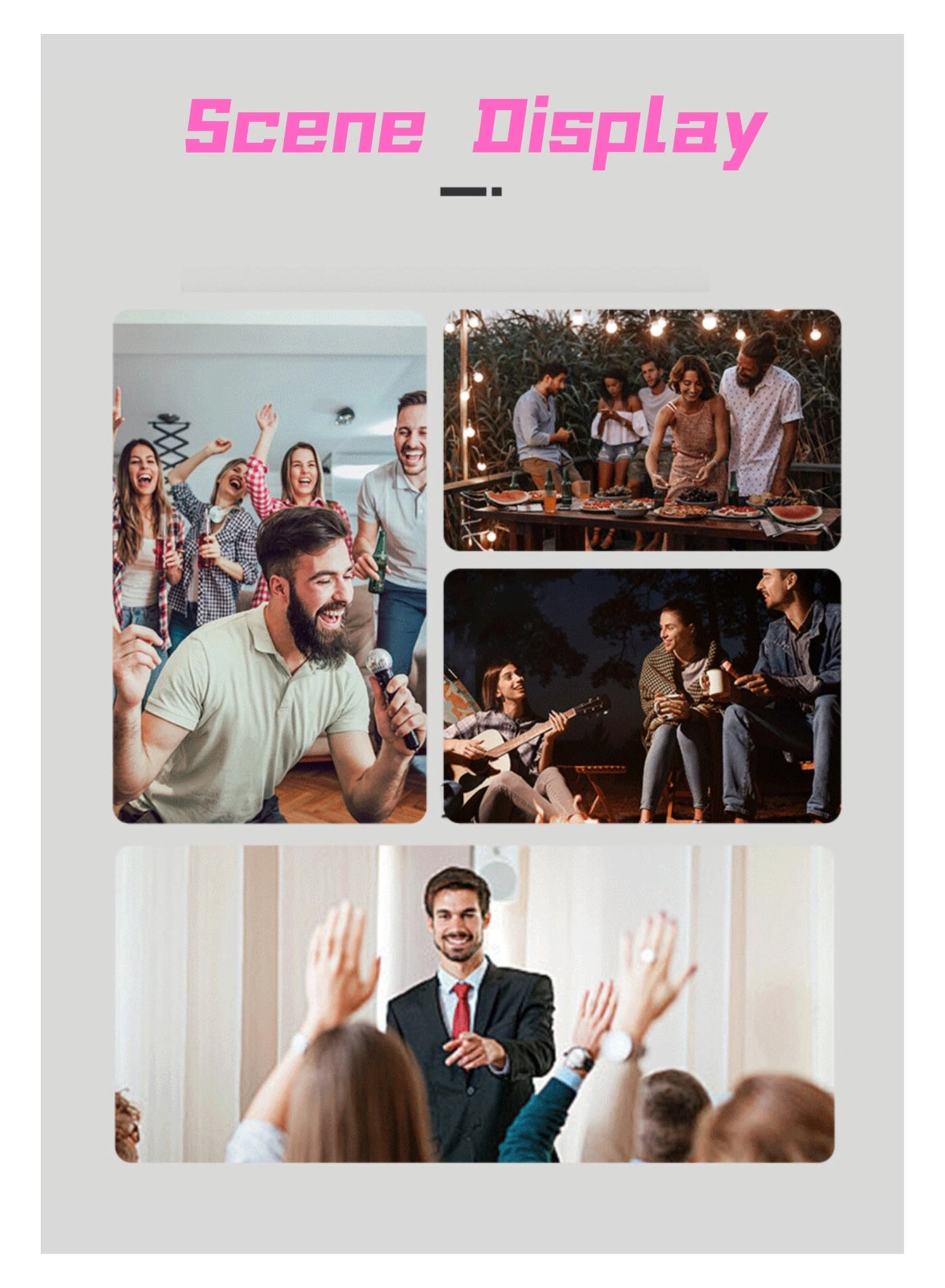 Wireless Karaoke Machine - 2 Microphones