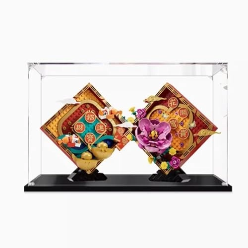 Acrylic Clear Display Case - for LEGO Fortunate Double Model 80110 3mm Dustproof
