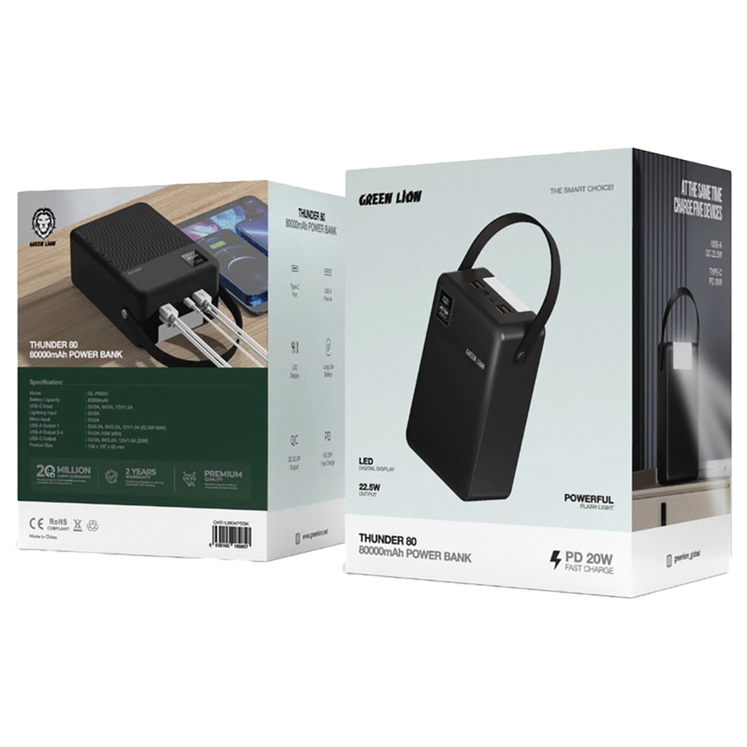 Thunder 80 - 80000 mAh Fast-Charging