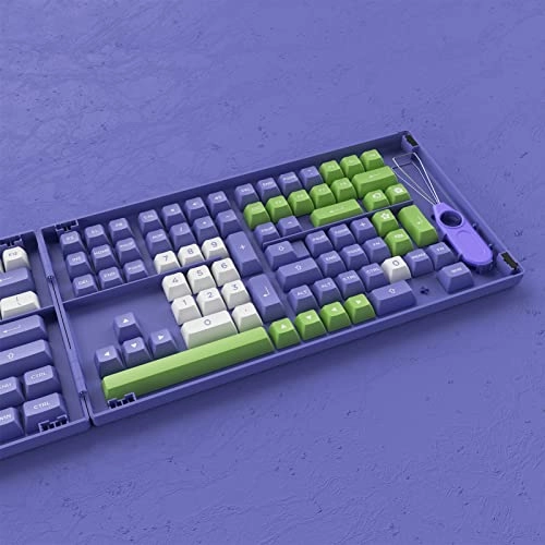 197-Key ASA Profile PBT Keycap Set - Periwinkle Very Peri Double-Shot