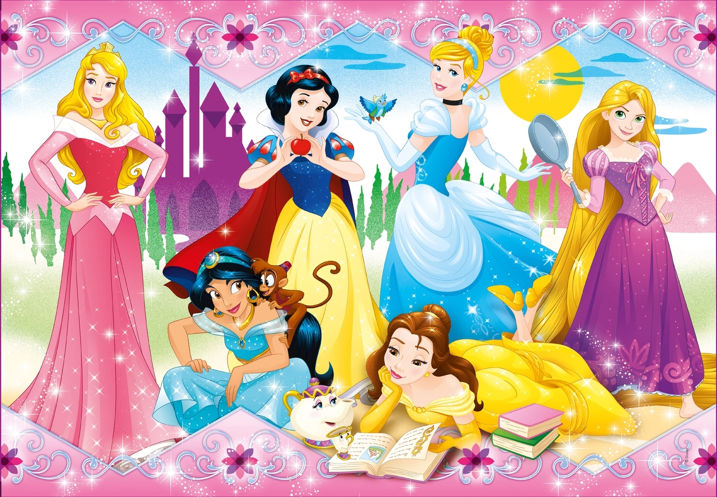 Disney Princess Gown Puzzle (527-25772) - 104 pcs