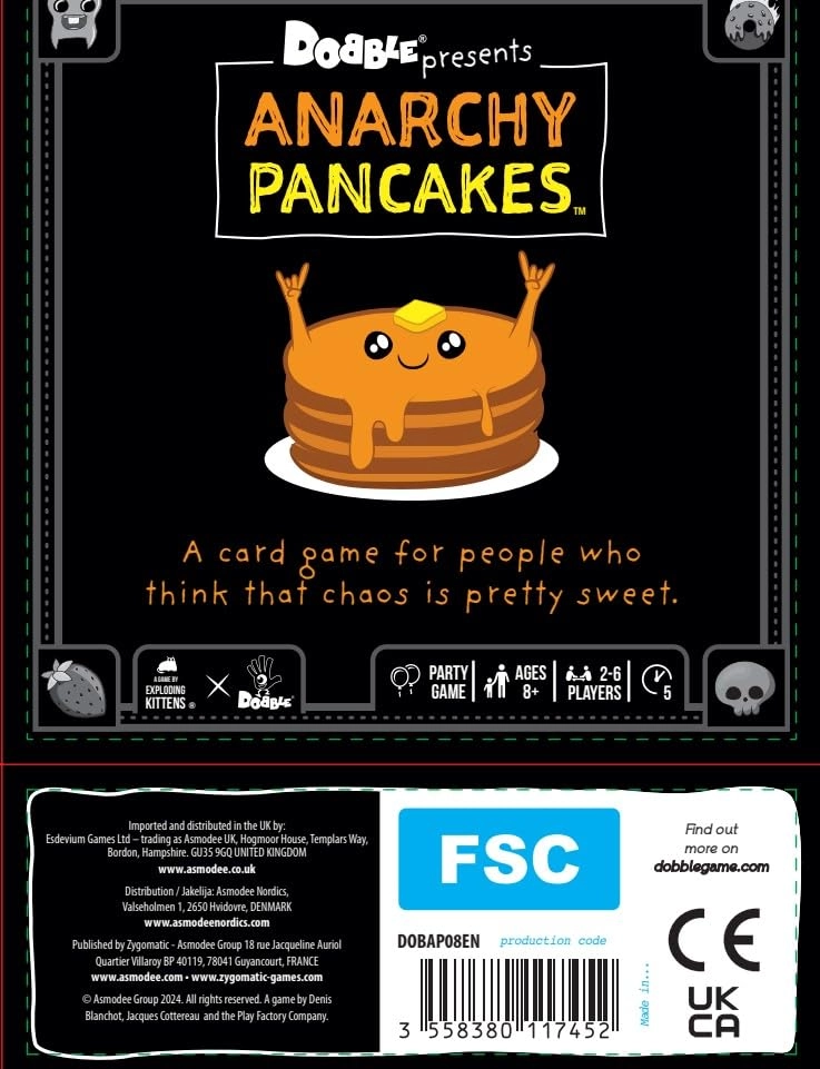Dobble: Anarchy Pancakes - Family Card Game