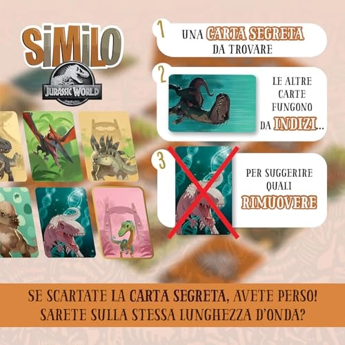 Similo Jurassic World - Card Game (Italian)