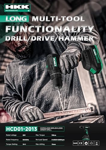 Cordless Brushless Drill - 2.0Ah