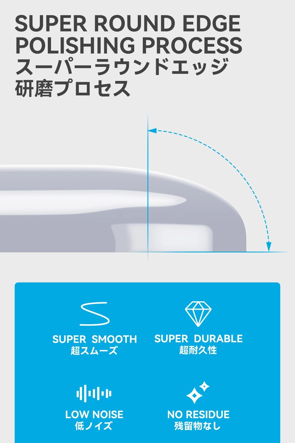 Mouse Feet Skates - Compatible with Logitech G Pro X Superlight 0.8mm Pure PTFE