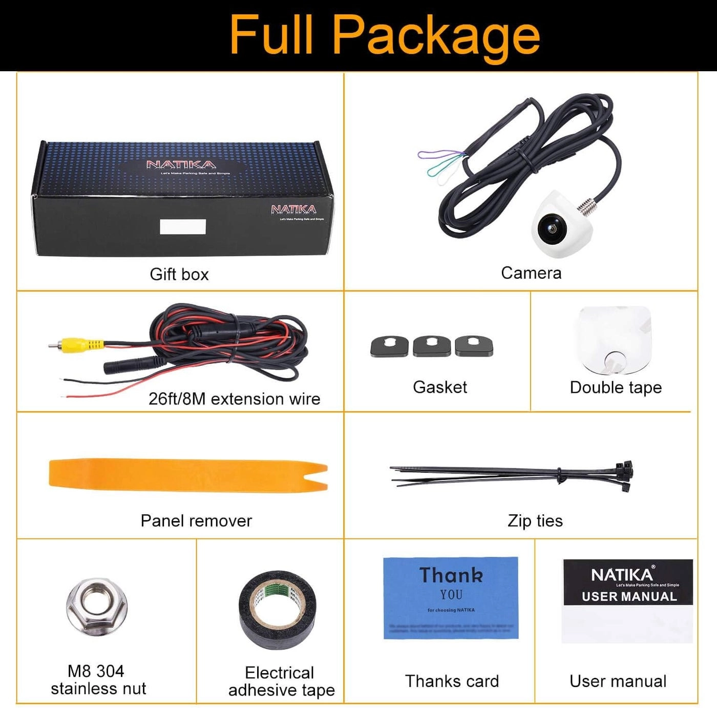 Backup/Front View Camera - 600TVL