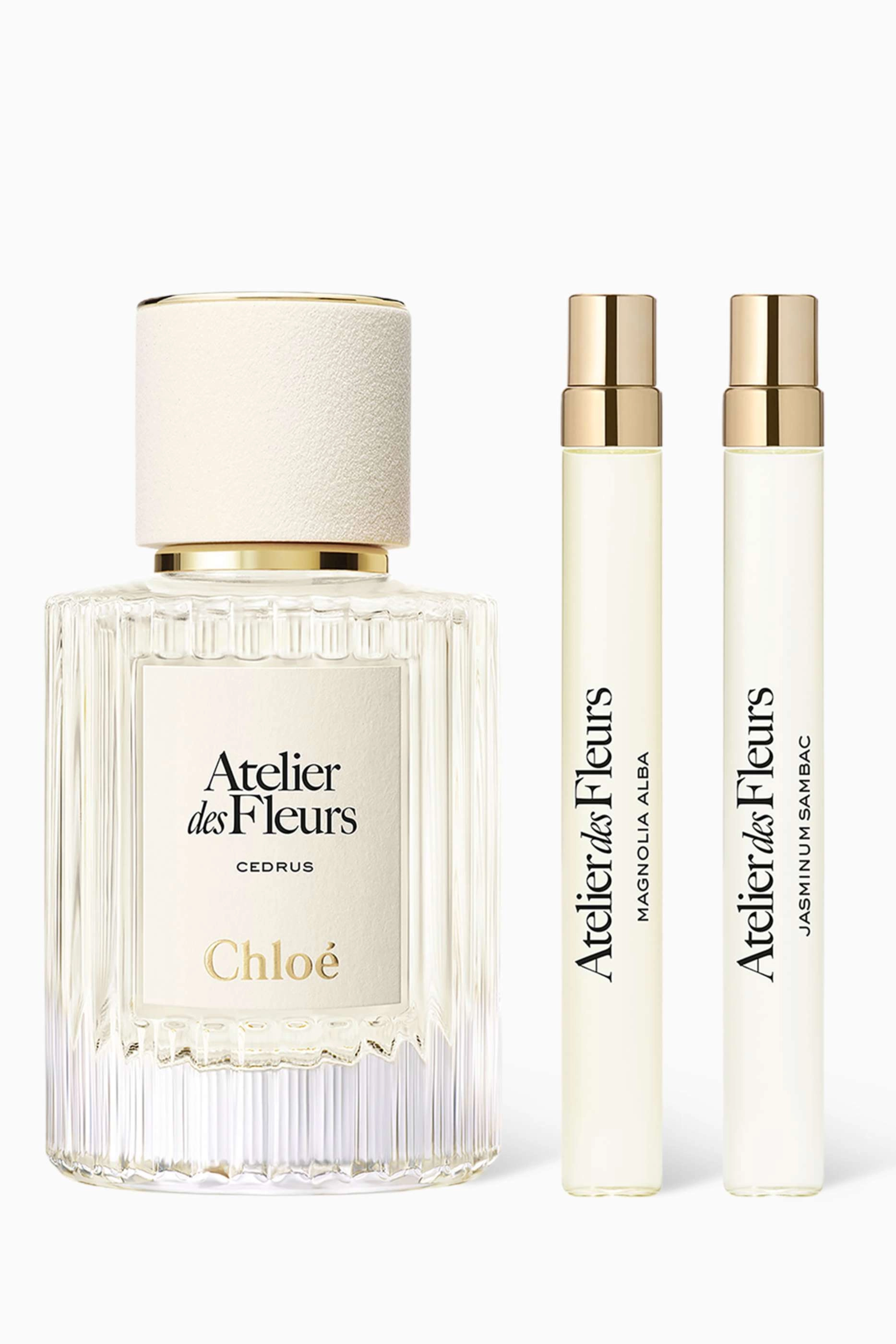 Chloé Perfumes Cedrus Eau de Parfum - full size + Magnolia Alba Eau de Parfum - travel size + Jasminum Sambac Eau de Parfum - travel size