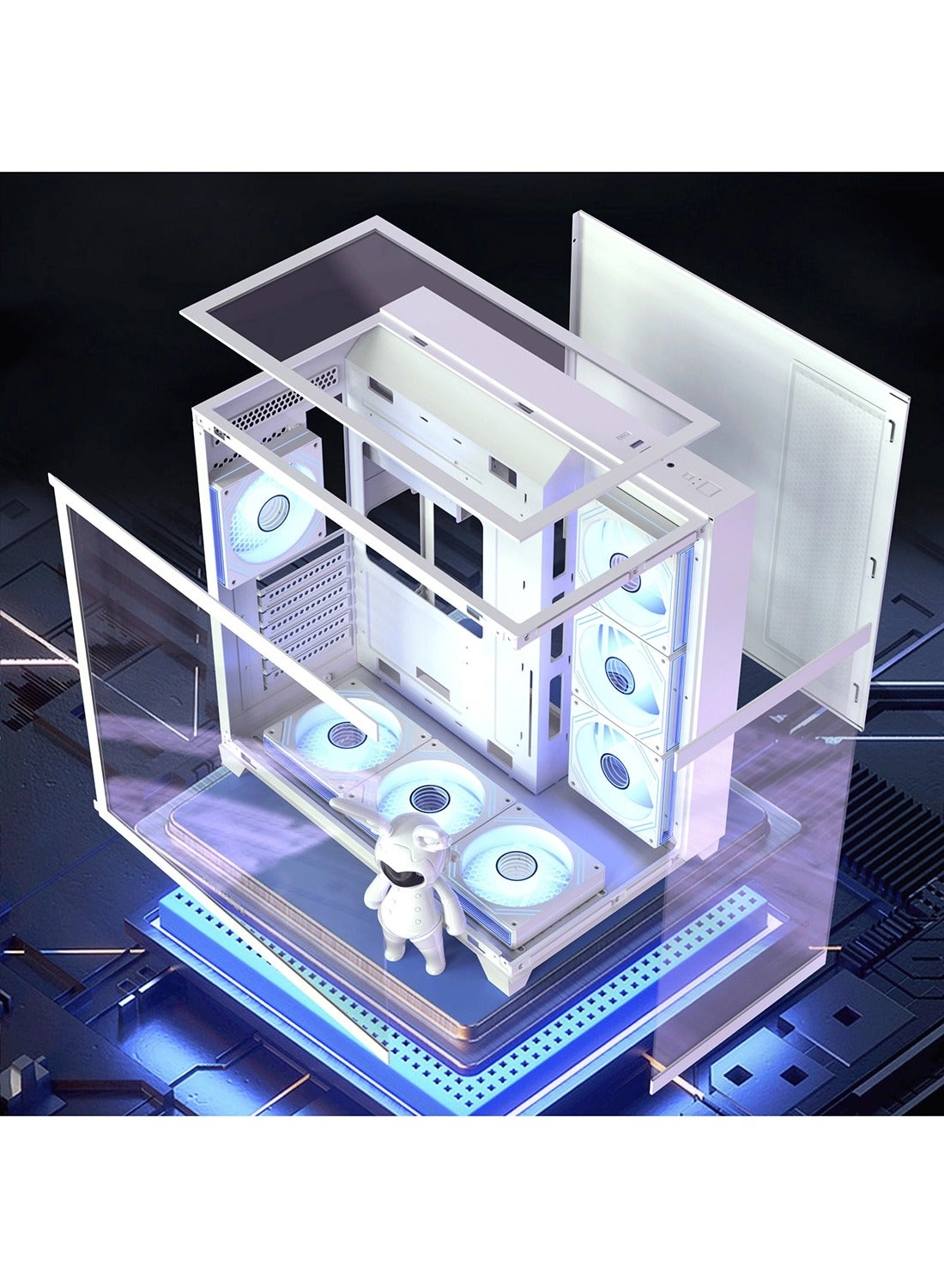 Horizon - Dual Side Full Tempered Glass ATX