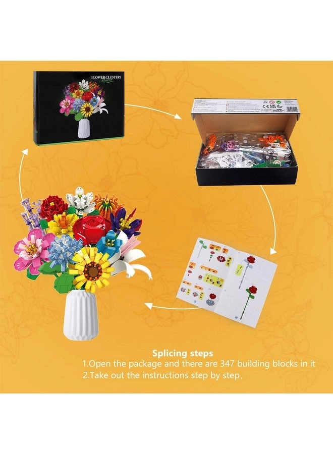 Flower Bouquet Building Set - Flowers 1064pcs