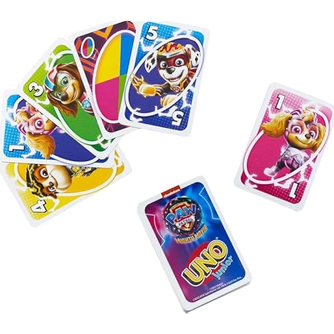 UNO JUNIOR PAW PATROL: THE MIGHTY MOVIE - Card Game