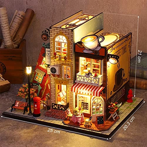 Miniature Dollhouse - Book & Coffee