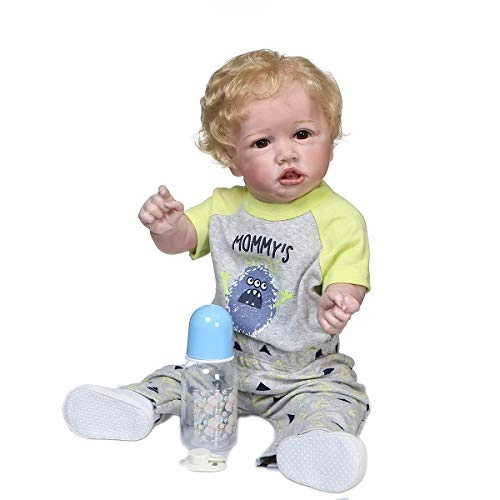 Reborn Baby Doll - 55 cm Silicone Vinyl Boy Ages 36+