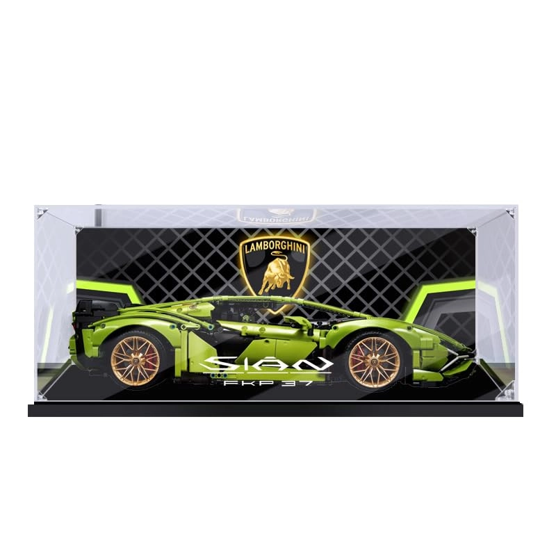OYTOCLKU Display case for 42115 Lamborghini Sián FKP 37 - 62 x 30 x 20 cm Acrylic