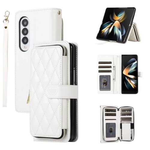 Case for Samsung Galaxy Z Fold4 - Faux Leather Folio Case