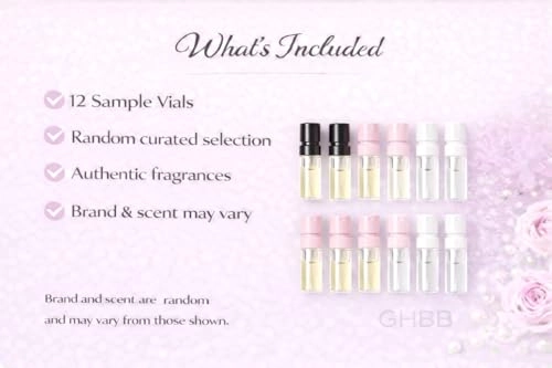 Perfume Sampler Lot - Floral 12 Piece Set