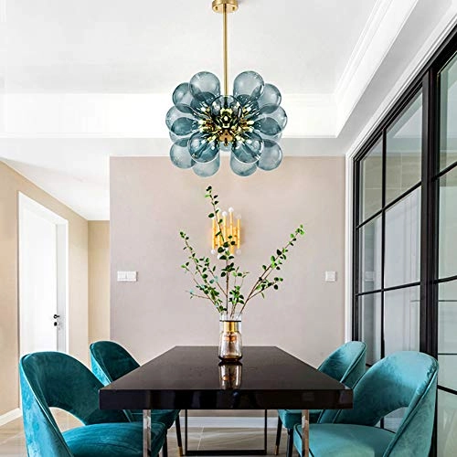 G9 Modern Minimalist Glass Ball Art Chandelier