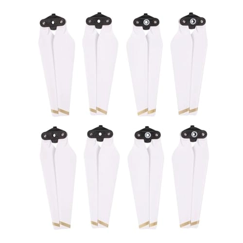 8330 - Folding Quick Release 4 Pair White Edge