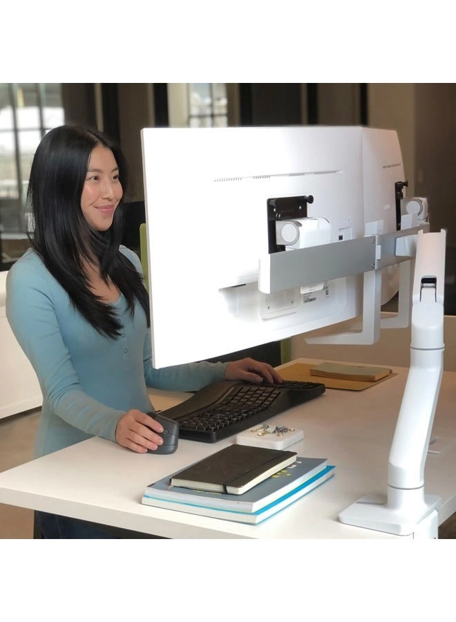 LX Vertical Stacking Dual Monitor Arm - 2 24 inches 75x75mm 100x100mm
