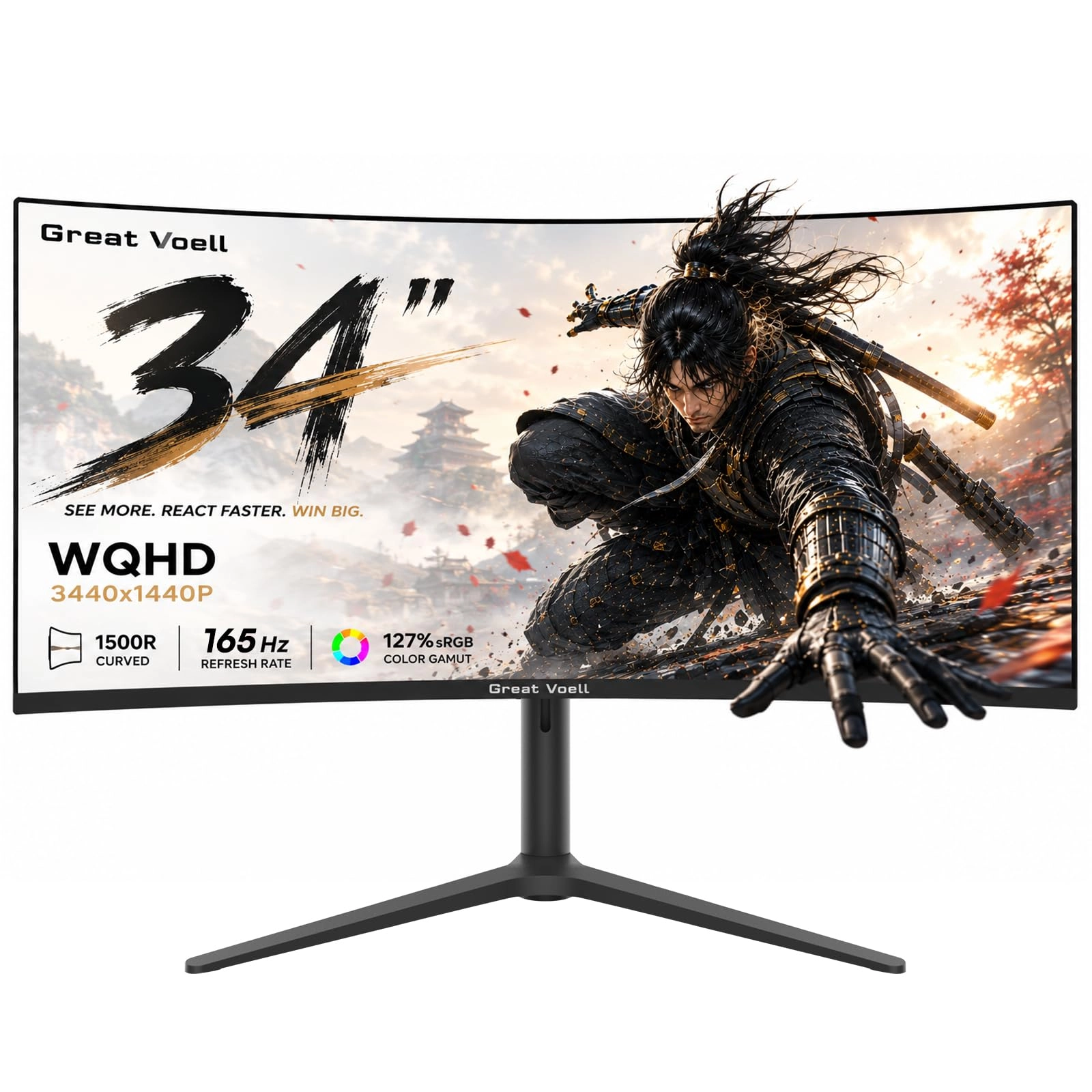 Shenzhen Yundacheng Technology Co. Curved Gaming Monitor - 3440x1440P 34-Inch