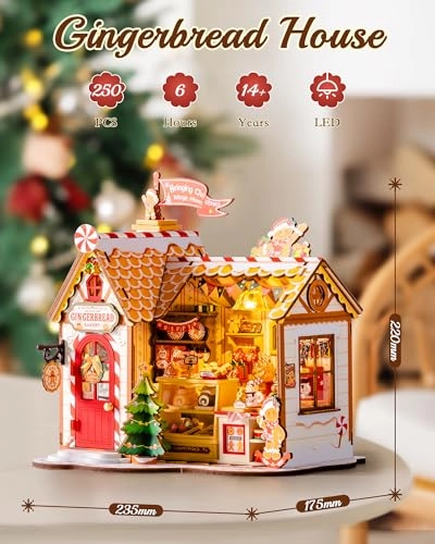 Christmas Dollhouse Gingerbread House
