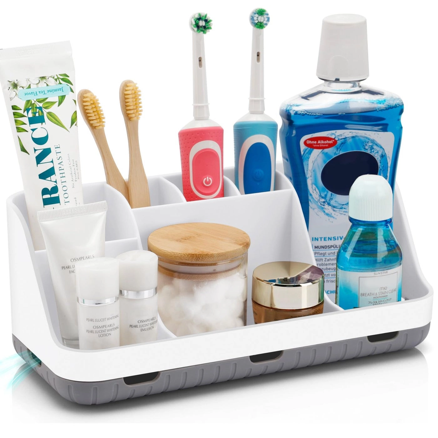 Bathroom Countertop Organizer - 7 Slots