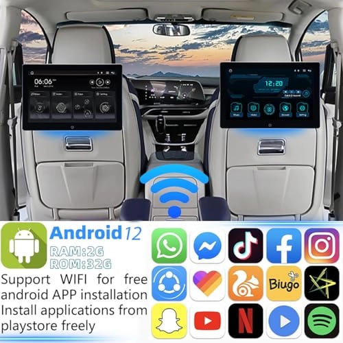 Android Headrest Monitor - 10.1 Inch