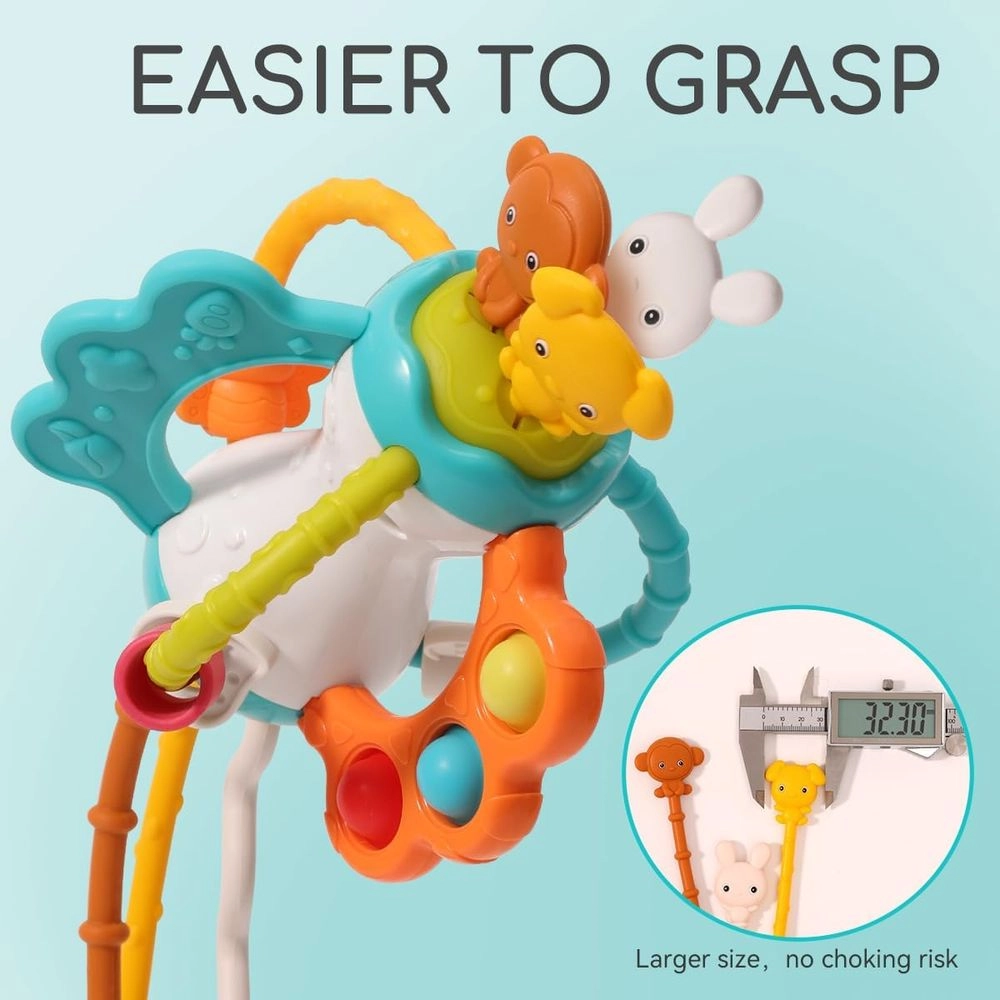 Baby Swivel Teether - Rattle Colorful