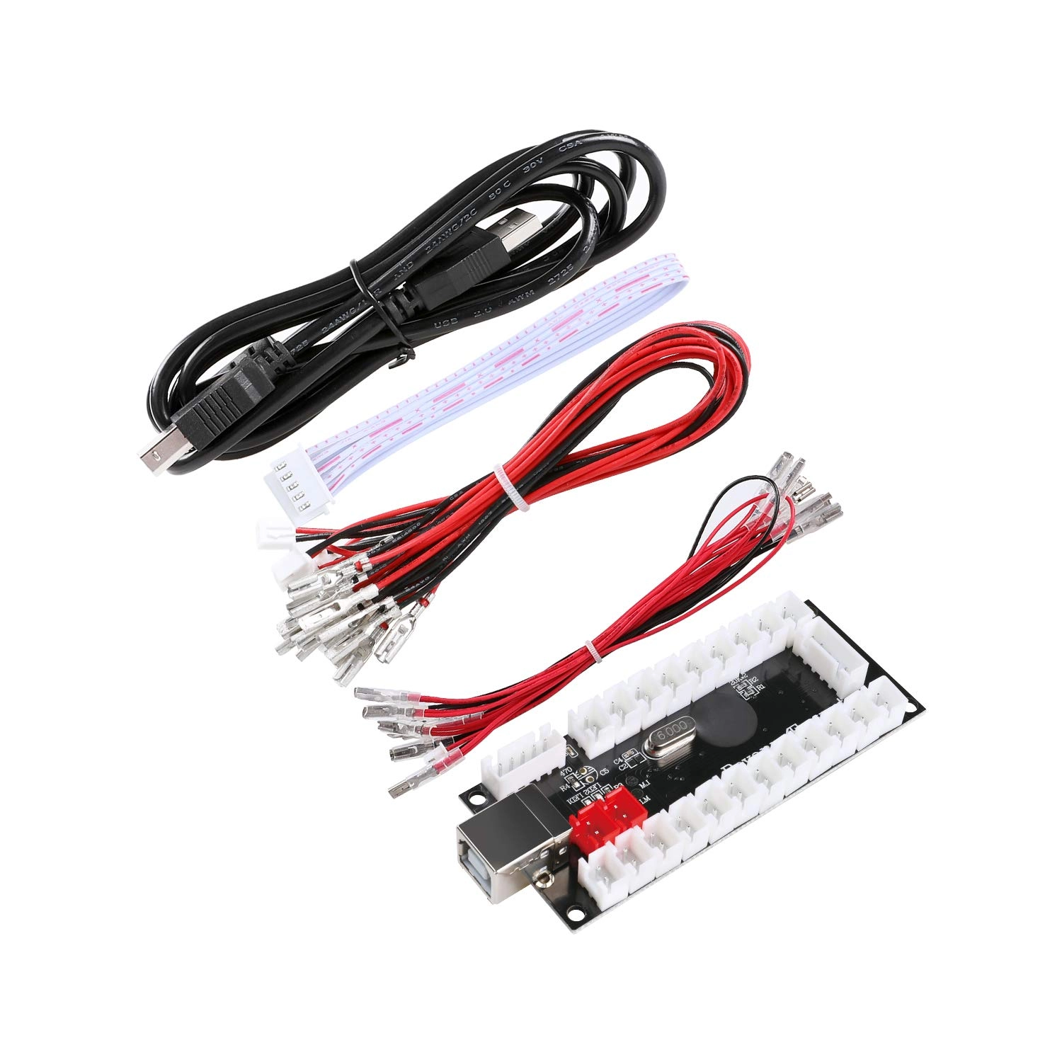 2-Player LED Arcade DIY Kit - Blue & Red