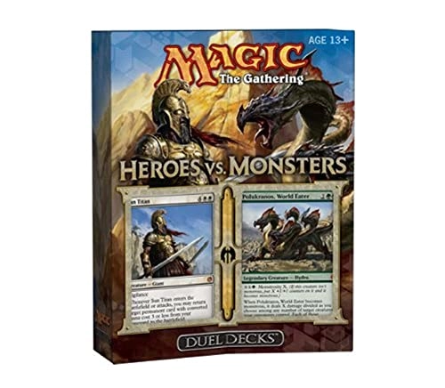 Heroes vs. Monsters Duel Deck - Two 60 card decks English Bundle