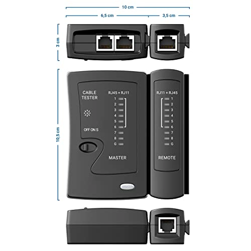 Network Cable Tester - RJ11 RJ12 RJ45 ISDN LAN