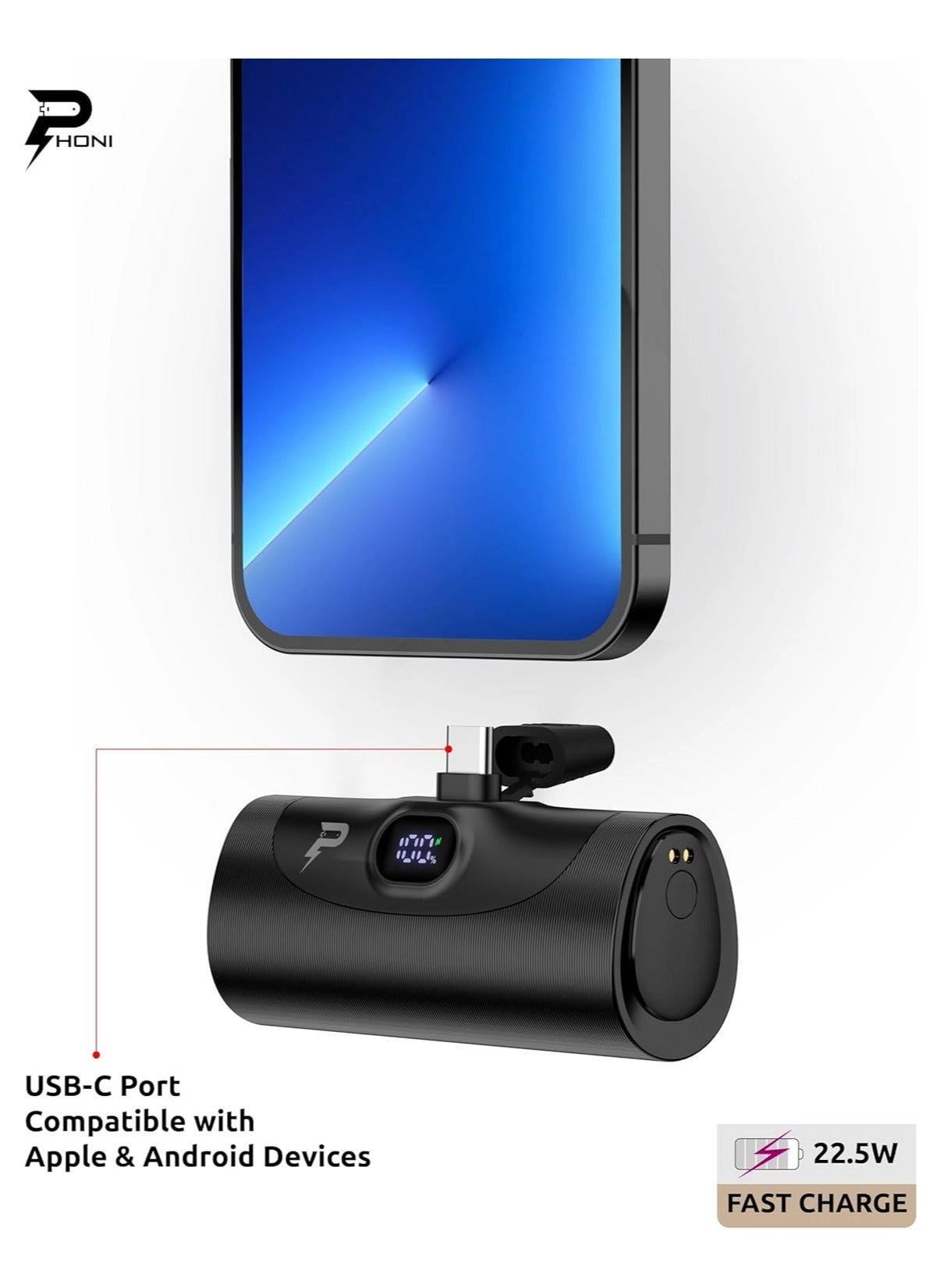 4-in-1 Power Bank Station - 5000mAh 30 Watt 4