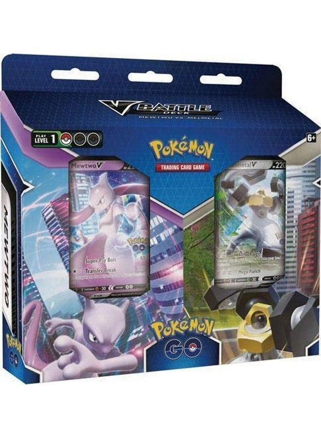 Pokémon Mewtwo V + Melmetal V Battle Deck + Booster Pack - 2 Booster Packs & Trainers
