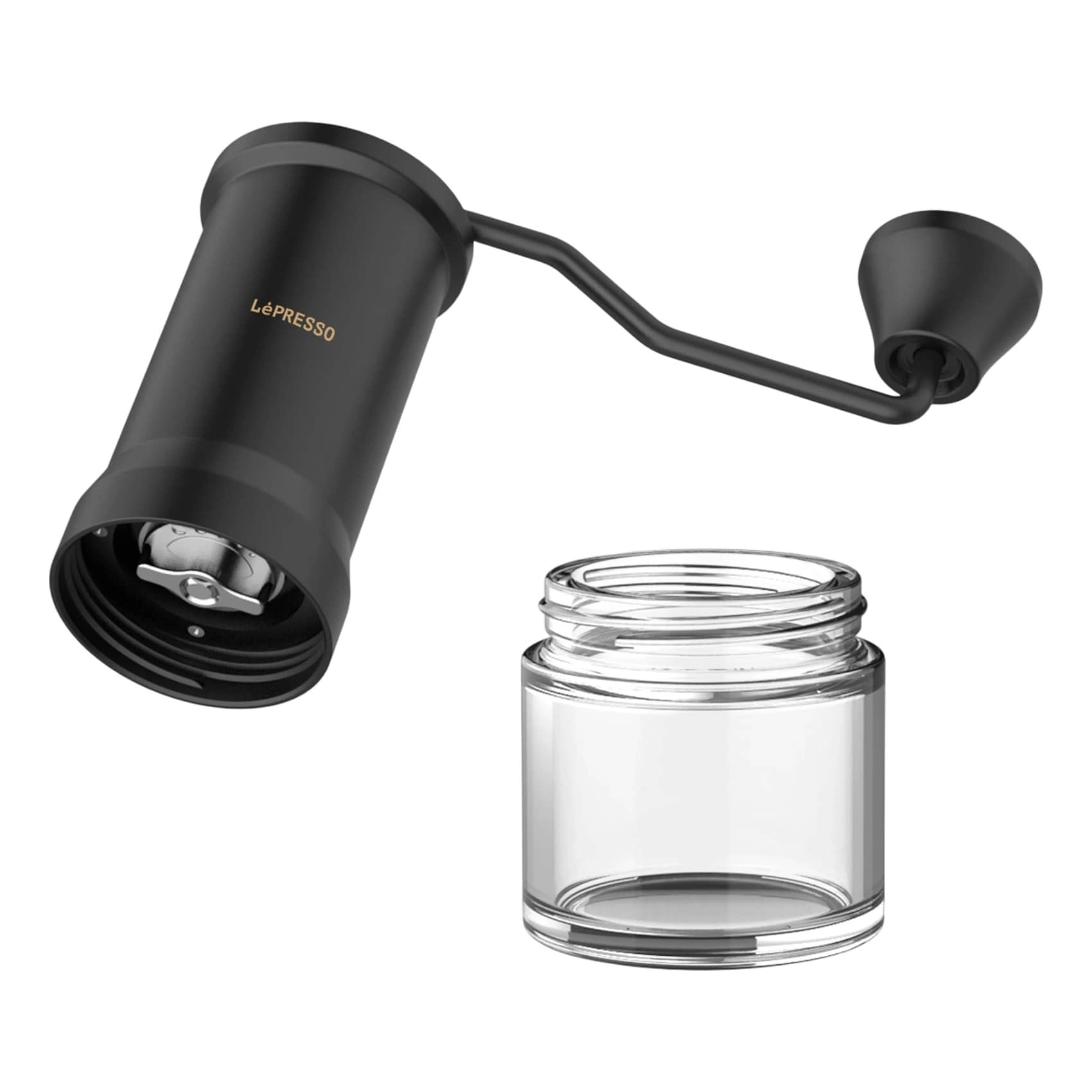 Conical Burr Manual Coffee Grinder - 35g Black