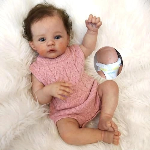 Reborn Baby Doll - 18 Inch Silicone Girl Ages 3+
