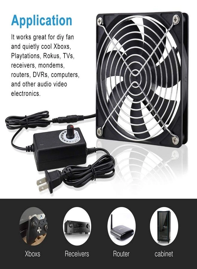 AC Powered Computer Fan - 120mm x 25mm