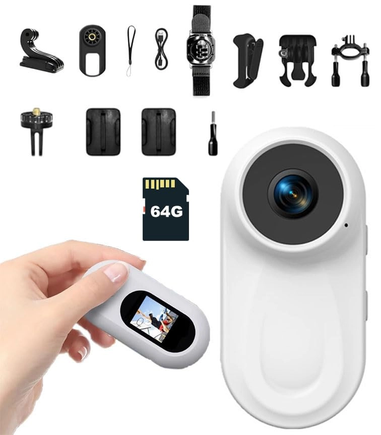Zeerkeer Magnetic Mini Body Camera - 1080P