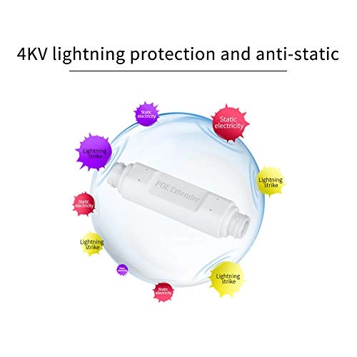 PoE Extender - 1 48V IEEE 802.3at / 802.3af 100 Megabits Per Second