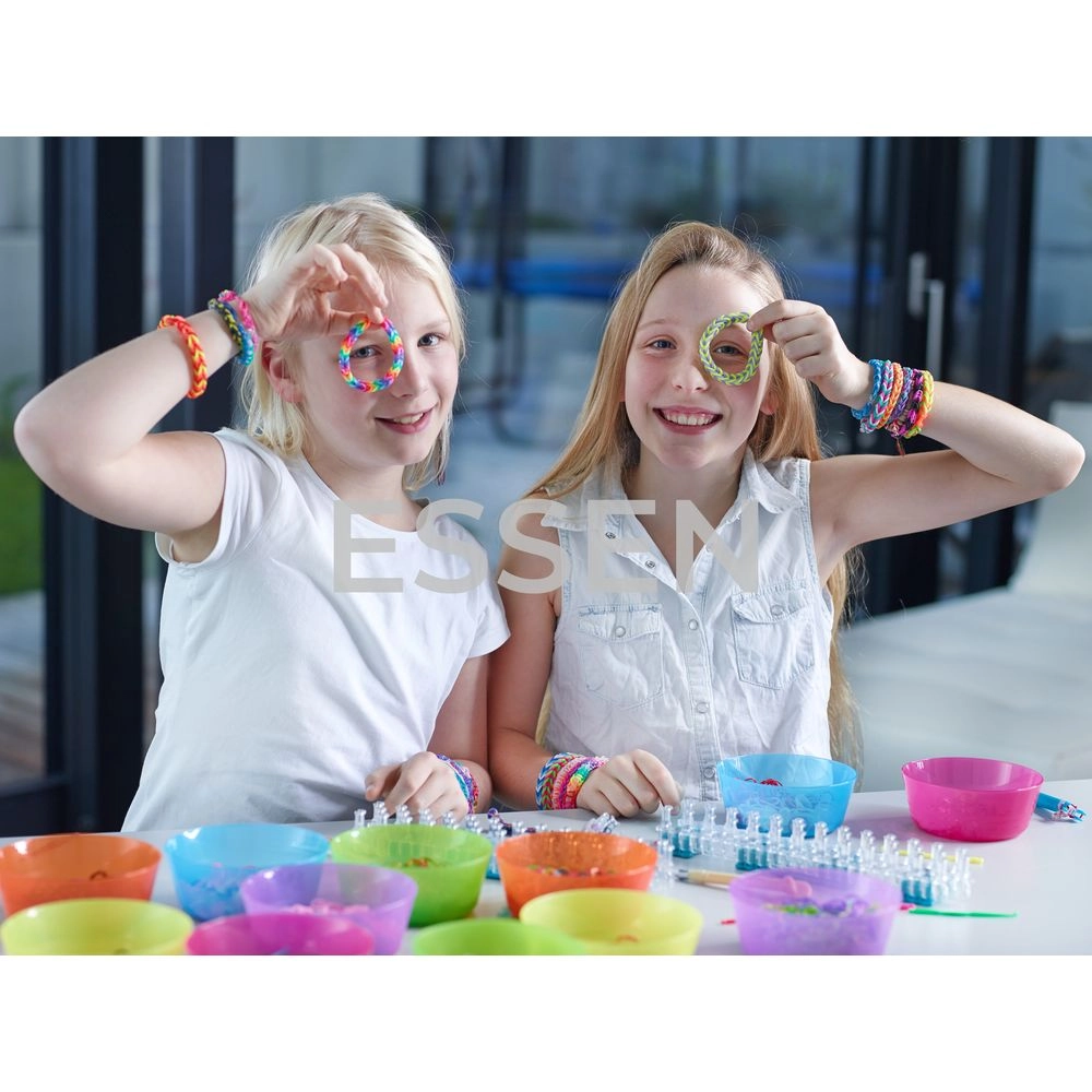 Loom Rubber Bands Bracelet Making DIY Craft Kit - 7000 pcs 22 different colored