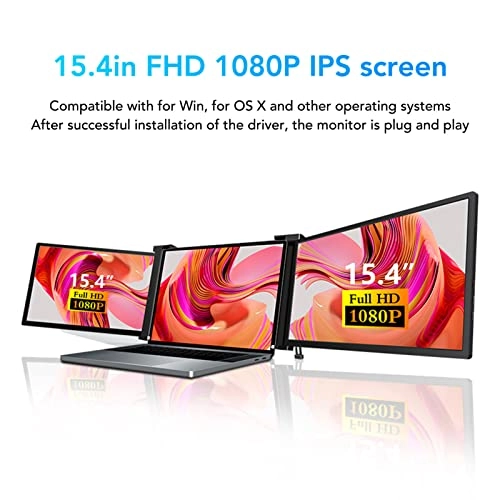 Triple Portable Monitor - 1920x1080IPS 15.4in