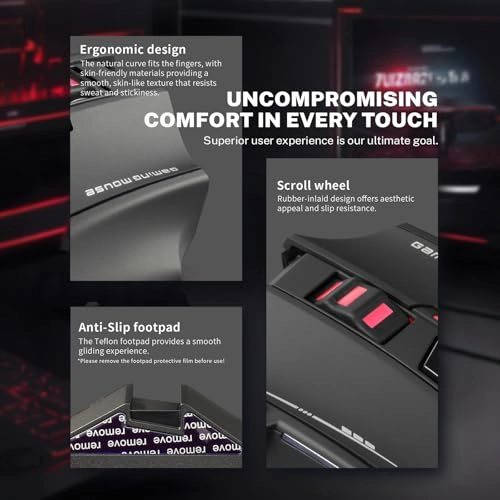 F13 Optical Gaming Mouse - Bluetooth