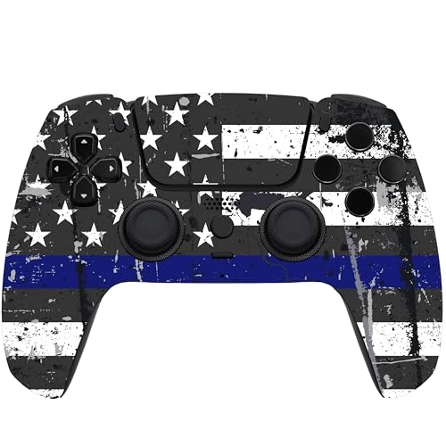 Custom Controllerzz Wireless Controller - Blue & Purple Swirl