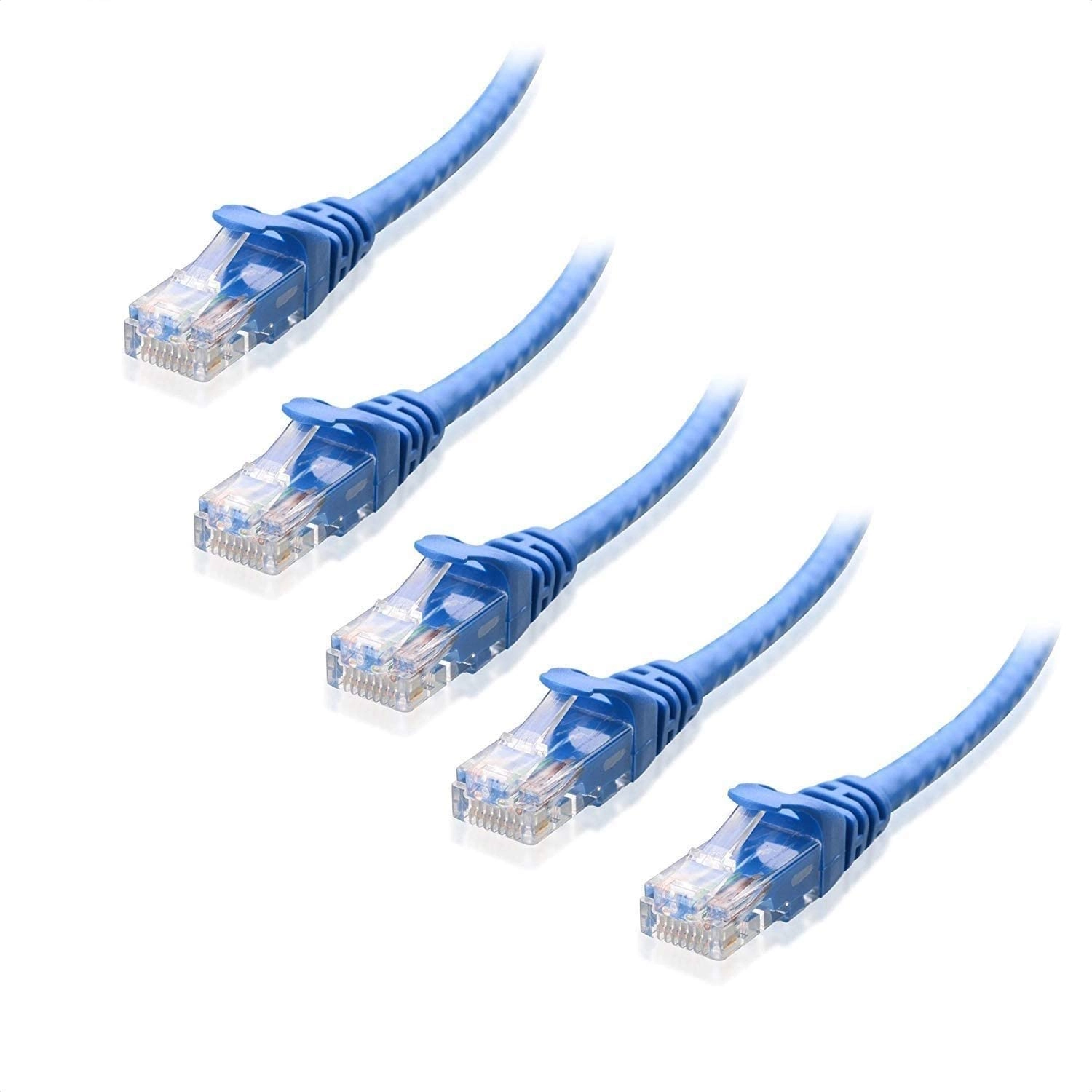 THE HAPPY BUY Cat6 Snagless Ethernet Patch Cable - 1M Pack