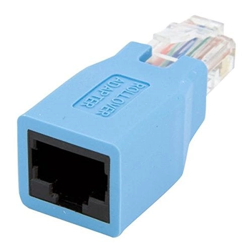 Console Rollover Adapter - Rj45 M/f Blue