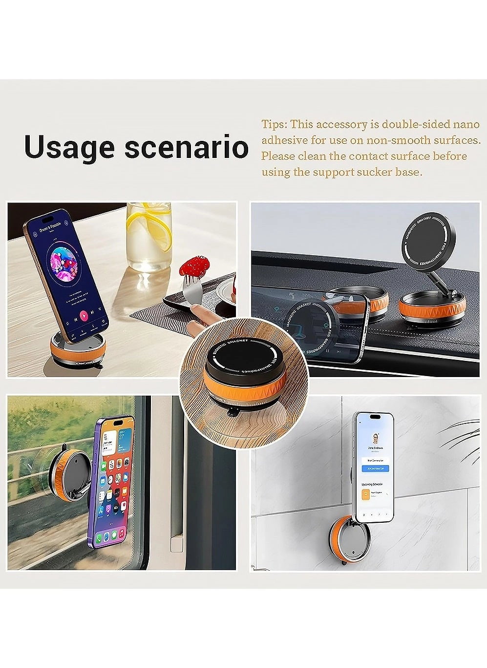 Rotatable Car Suction Phone Mount